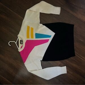 Vintage Women's Ski Sweater